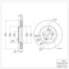 Dynamic Friction Co GEOSPEC Coated Rotor, Front 604-59055